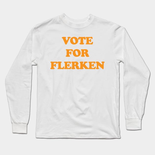 Vote For Flerken Long Sleeve T-Shirt by portraiteam